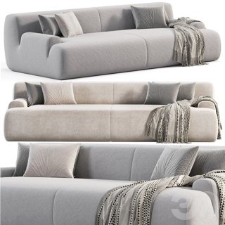 3D модель Meridiani Norton sofa 2 для категории Мебель / Диваны - превью
