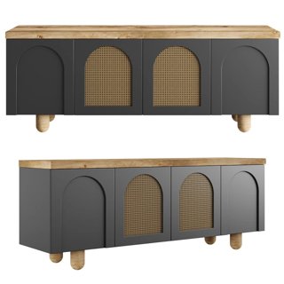 3D модель Arc Tv Stand для категории Мебель / ТВ стенка - превью