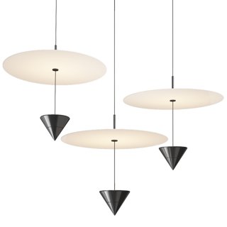3D модель Minimalist Flying Saucer Chandelier для категории Освещение / Подвесные светильники - превью
