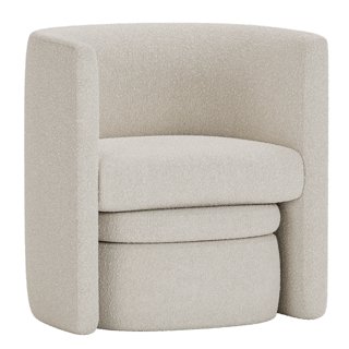 3D модель Braedin Upholstered Barrel Accent Chair для категории Мебель / Кресла - превью