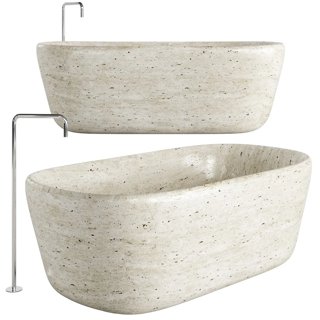 3D модель Bathtube Travertine для категории Санузел / Ванна - превью
