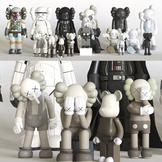 3D модель KAWS для категории Декор / Скульптуры - превью