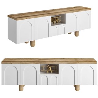 3D модель Arc Tv Table для категории Мебель / Консоли тумбочки - превью