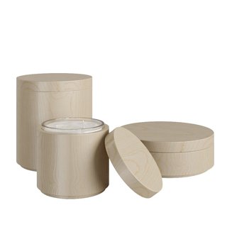 3D модель Wooden Candle Set для категории Декор / Декоративные наборы - превью