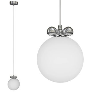 3D модель Modern Silver Pendant Light With Adjustable Hangin для категории Освещение / Подвесные светильники - превью