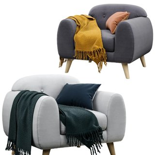 3D модель Jysk Faster (armchair) для категории Мебель / Кресла - превью