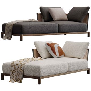 3D модель Daylight Chaise Loungue для категории Мебель / Другая мягкая мебель - превью