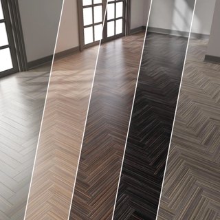 3D модель Parquet 5 | Herringbone | 4K | PBR | PNG | 5 Color для категории Текстуры / Напольные покрытия - превью