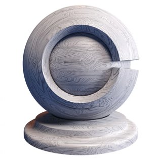 3D модель Veneered Wood Material A для категории Материалы / Дерево - превью