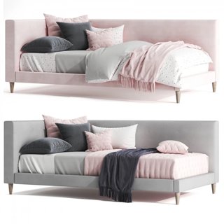 3D модель Pottery Barn Corner Timo Bed для категории Детская / Кровати - превью