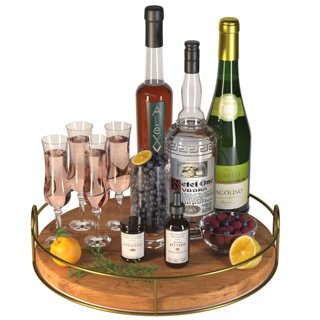 3D модель Alcoholic Champagne Set для категории Кухня / Еда и напитки - превью