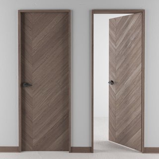 3D модель Chevron-door herringbone interior doors для категории Другие модели / Двери - превью
