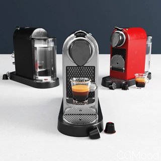 3D модель Nespresso Citiz Coffee Maker для категории Кухня / Техника - превью