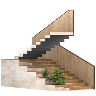 3D модель wood staircase для категории Другие модели / Лестницы - превью