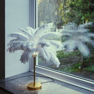 3D модель White Feather Table Lamp I для категории Освещение / Торшеры - превью