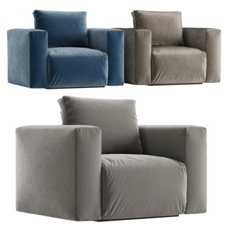 3D модель Gamma Armchair для категории Мебель / Кресла - превью