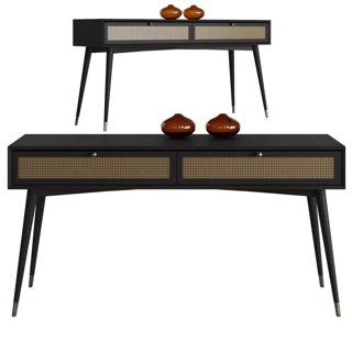 3D модель Rattan Console для категории Мебель / Консоли тумбочки - превью