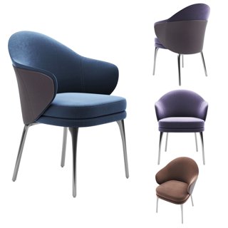 3D модель Angie armchair minotti для категории Мебель / Стулья - превью