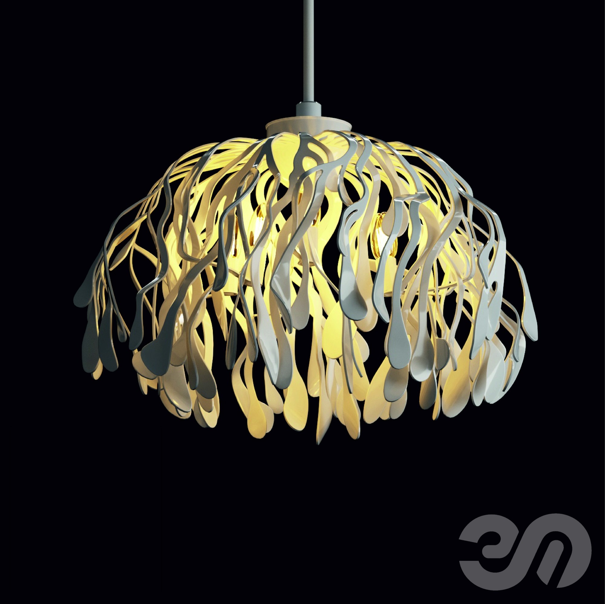 3D модель Люстра Actinia Singularis Craft для категории Освещение / Подвесные светильники - превью
