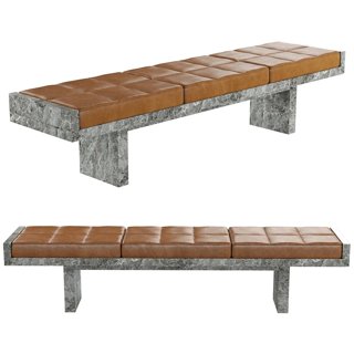 3D модель Marble Bench Ever для категории Экстерьер / Городская среда - превью