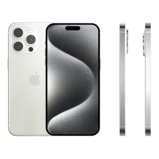 3D модель Apple iPhone 15 Pro Max White Titanium для категории Техника / Телефоны - превью