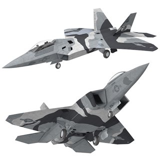 3D модель F-22 Raptor Advanced Version Three Model для категории Другие модели / Транспорт - превью