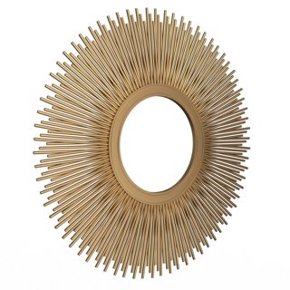 3D модель Leaf Round Mirror для категории Декор / Зеркала - превью