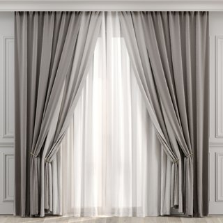 3D модель CURTAINS-527C для категории Другие модели / Шторы - превью