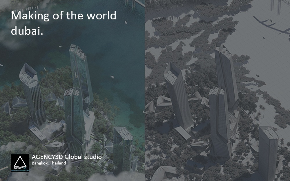 Making of the world dubai - обложка статьи на 3dmetria