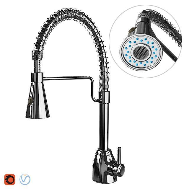 3D модель Kitchen faucet для категории Кухня / Смеситель - превью