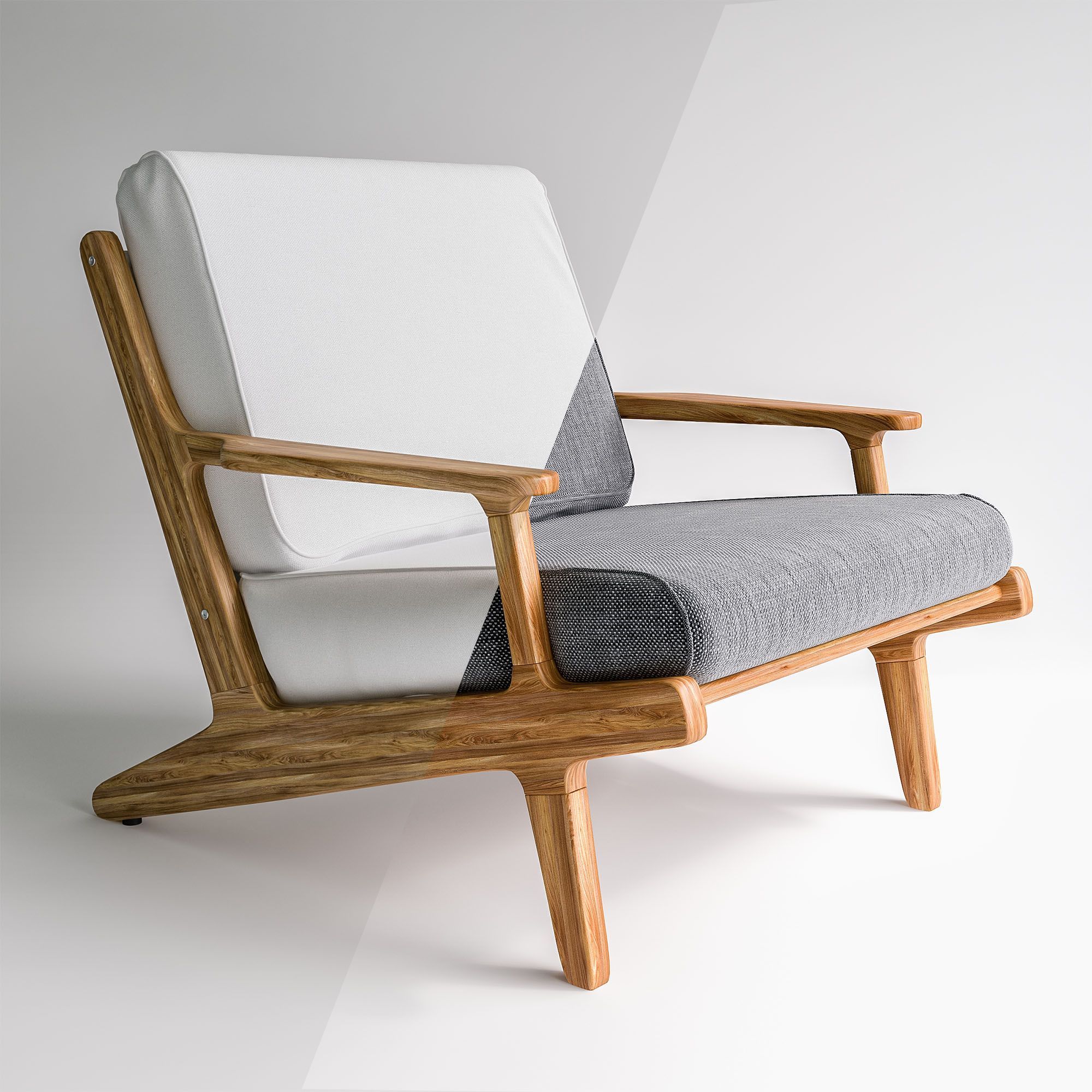 3D модель GLOSTER BAY LOUNGE CHAIR для категории Мебель / Кресла - превью