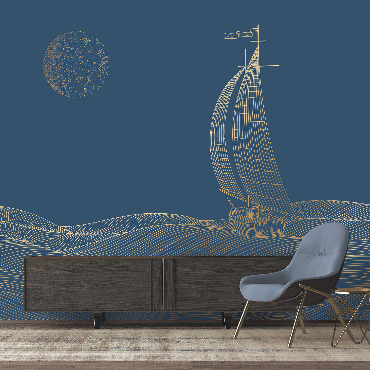 3D модель PINEGIN WALL & FRESCO | Панно Lines-PL012 для категории Текстуры / Стены, обои - превью