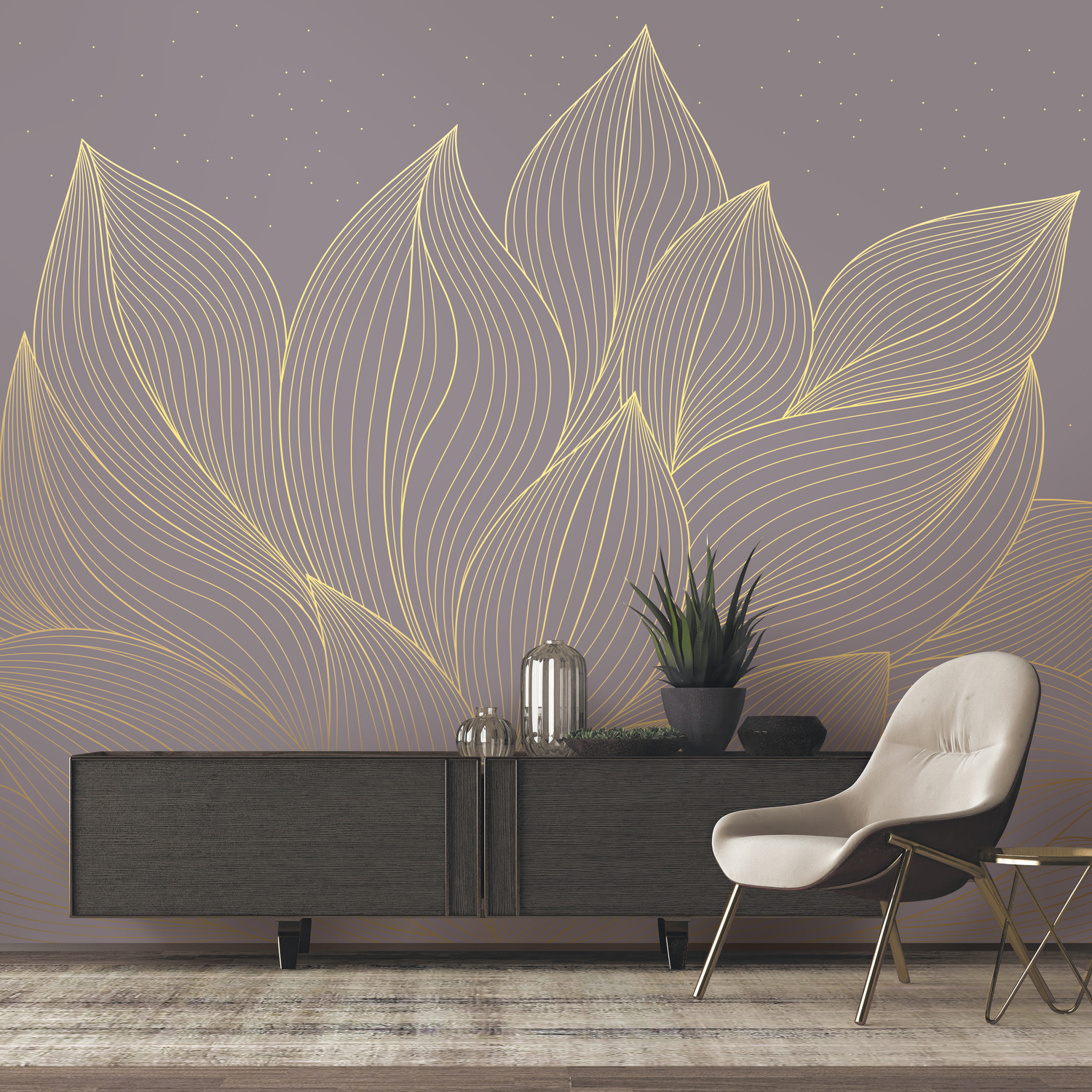 3D модель PINEGIN WALL & FRESCO | Панно Lines-PL066 для категории Текстуры / Стены, обои - превью