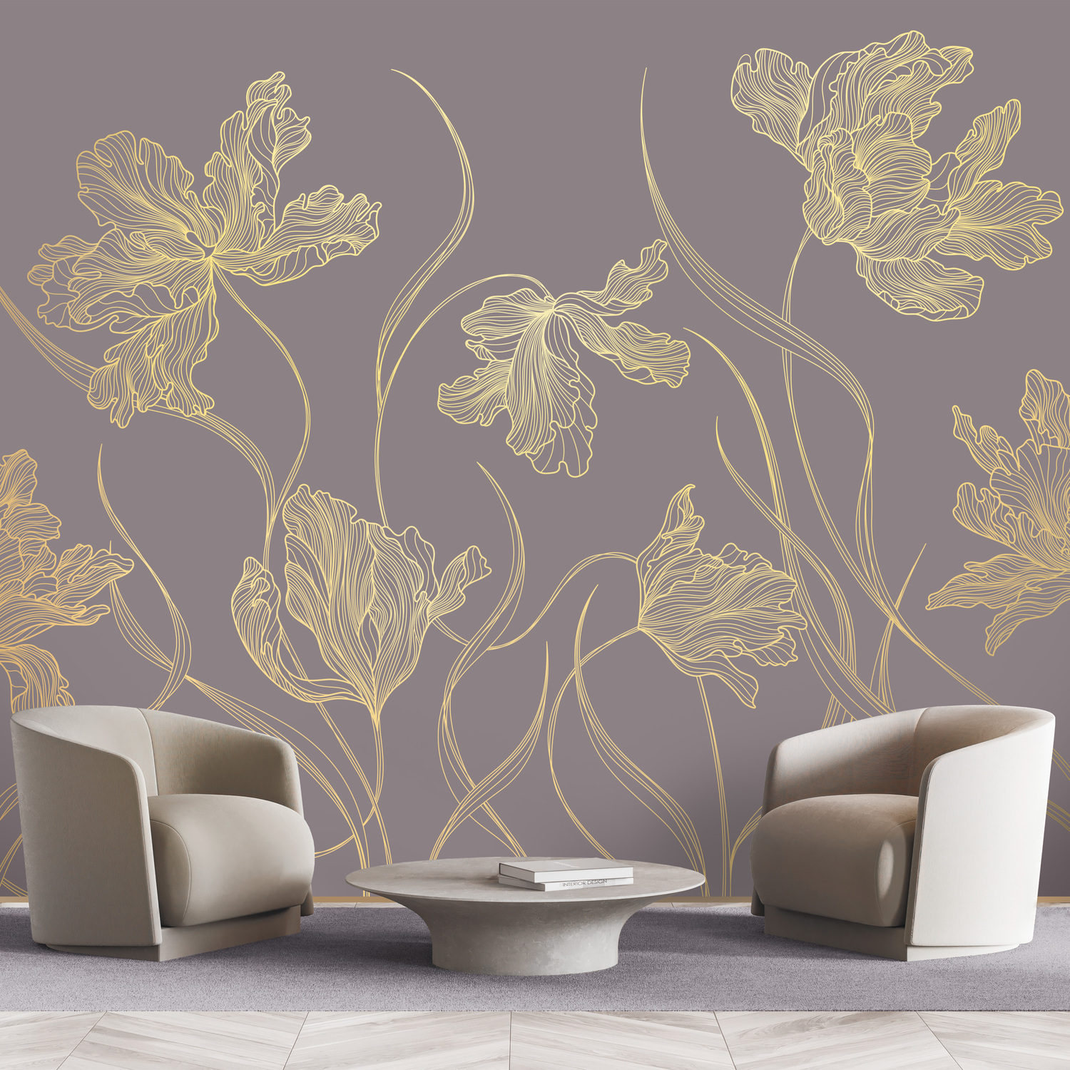 3D модель PINEGIN WALL & FRESCO | Панно Lines-PL105 для категории Текстуры / Стены, обои - превью