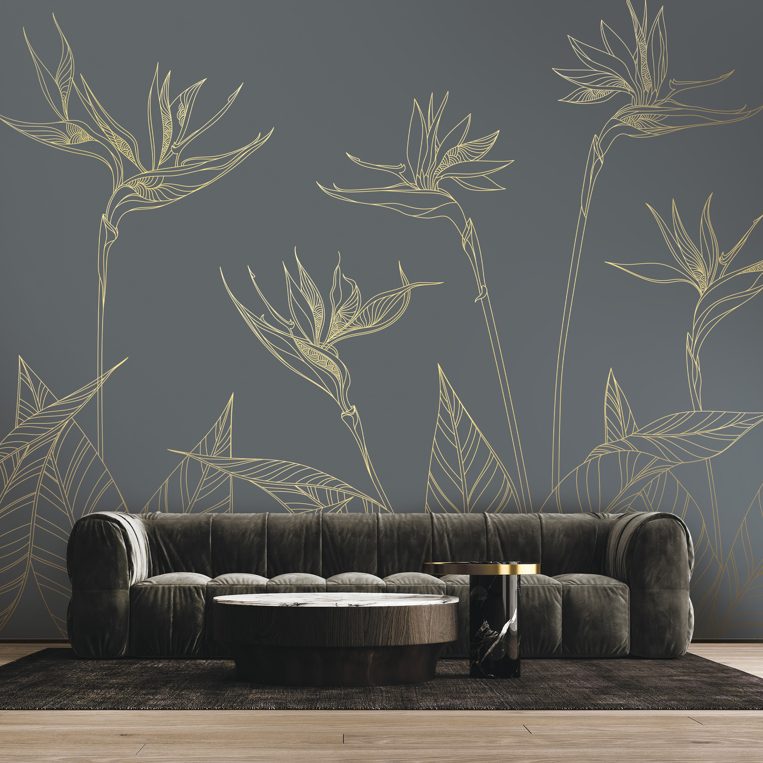 3D модель PINEGIN WALL & FRESCO | Панно Lines-PL111 для категории Текстуры / Стены, обои - превью