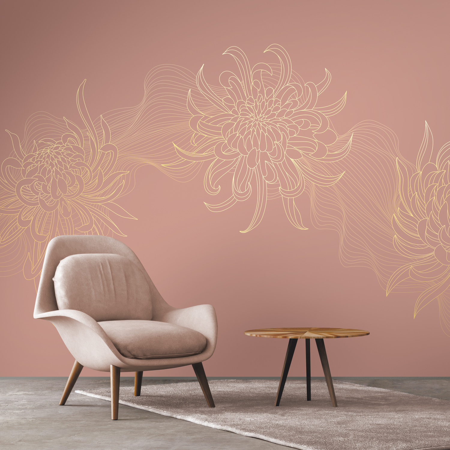 3D модель PINEGIN WALL & FRESCO | Панно Lines-PL112 для категории Текстуры / Стены, обои - превью