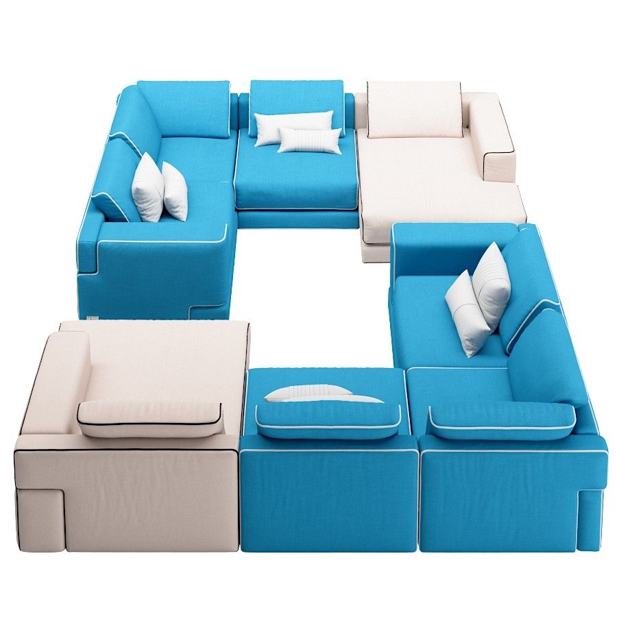3D модель Fendi Sofa для категории Мебель / Диваны - превью
