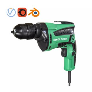 3D модель Metabo HPT38-in Keyless Drill D10VH2M для категории Техника / Разное - превью