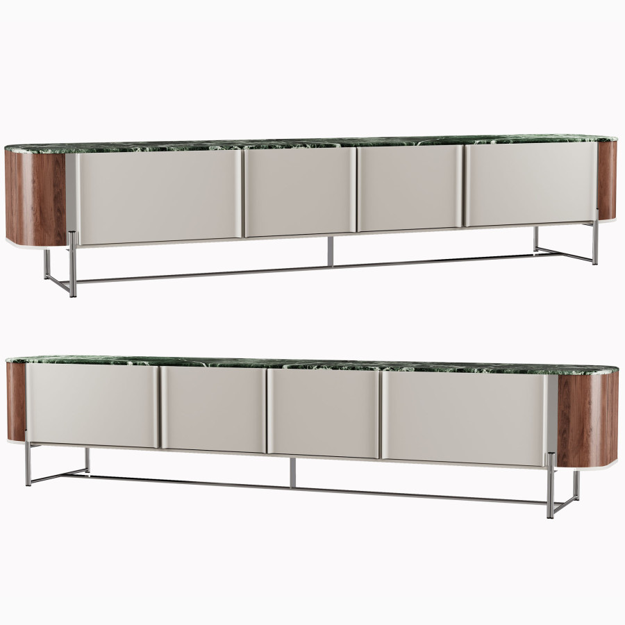 3D модель Cabinet By Tv Cabinet By Dinner Cabinet-01 для категории Мебель / Консоли тумбочки - превью