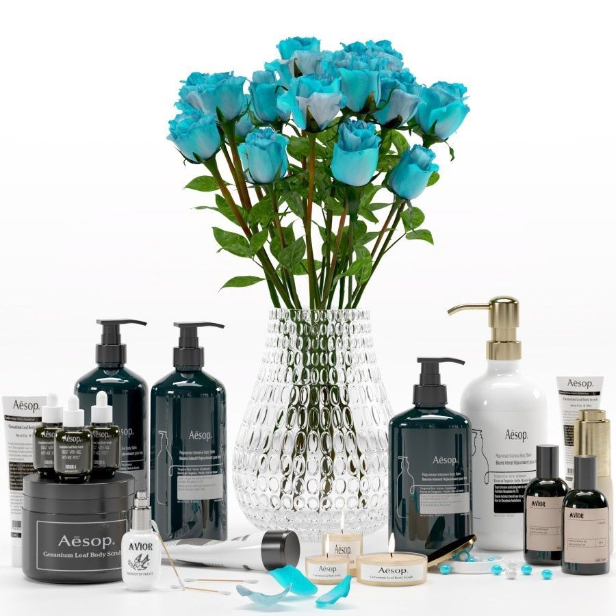 3D модель Bathroom Accessories Set 6 для категории Санузел / Декор для санузла - превью