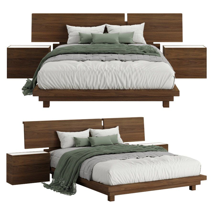 3D модель Hunter Bed для категории Мебель / Кровати - превью