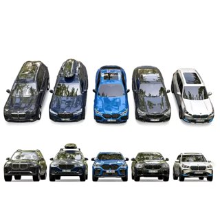 3D модель 5 BMW 3D MAX Models Pack для категории Другие модели / Транспорт - превью