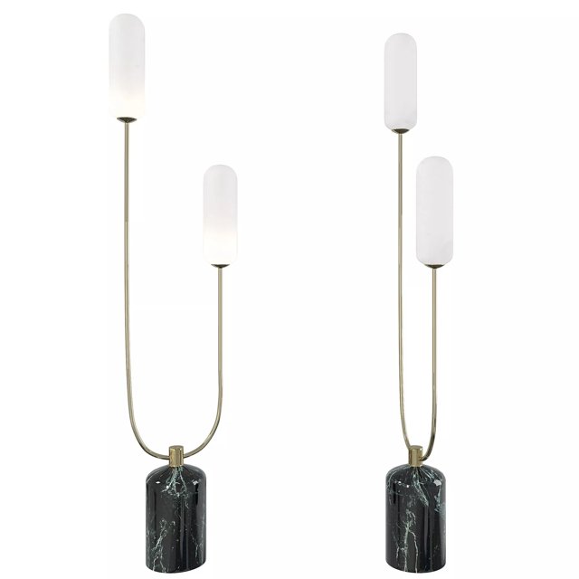 3D модель Curve Floor Lamp для категории Освещение / Торшеры - превью