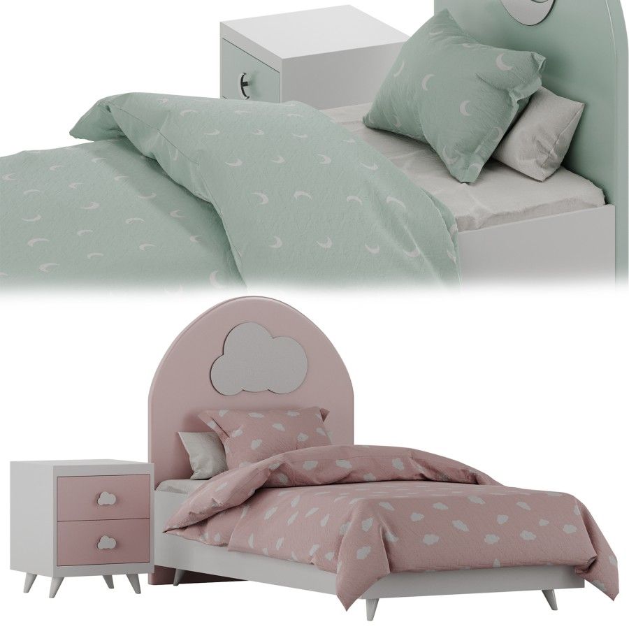 3D модель Childroom Bed для категории Детская / Кровати - превью