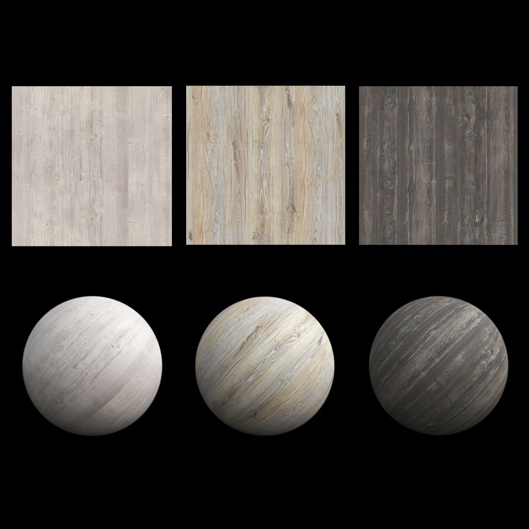 3D модель Wood set 002 для категории Материалы / Дерево - превью