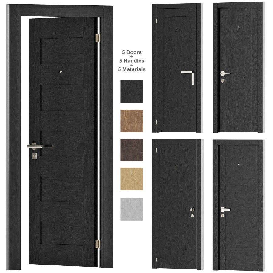 3D модель Interiors Doors 1 для категории Другие модели / Двери - превью