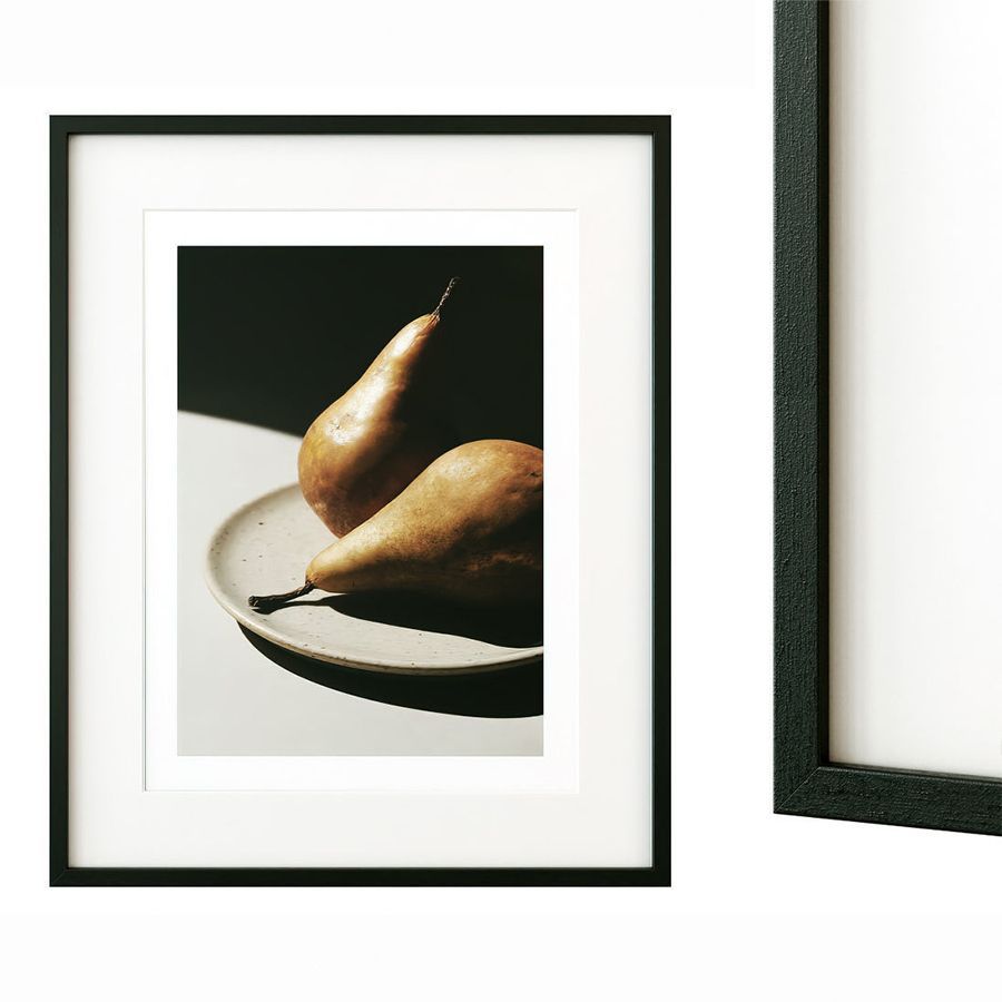3D модель Pears Poster In Black Frame для категории Декор / Багеты - превью