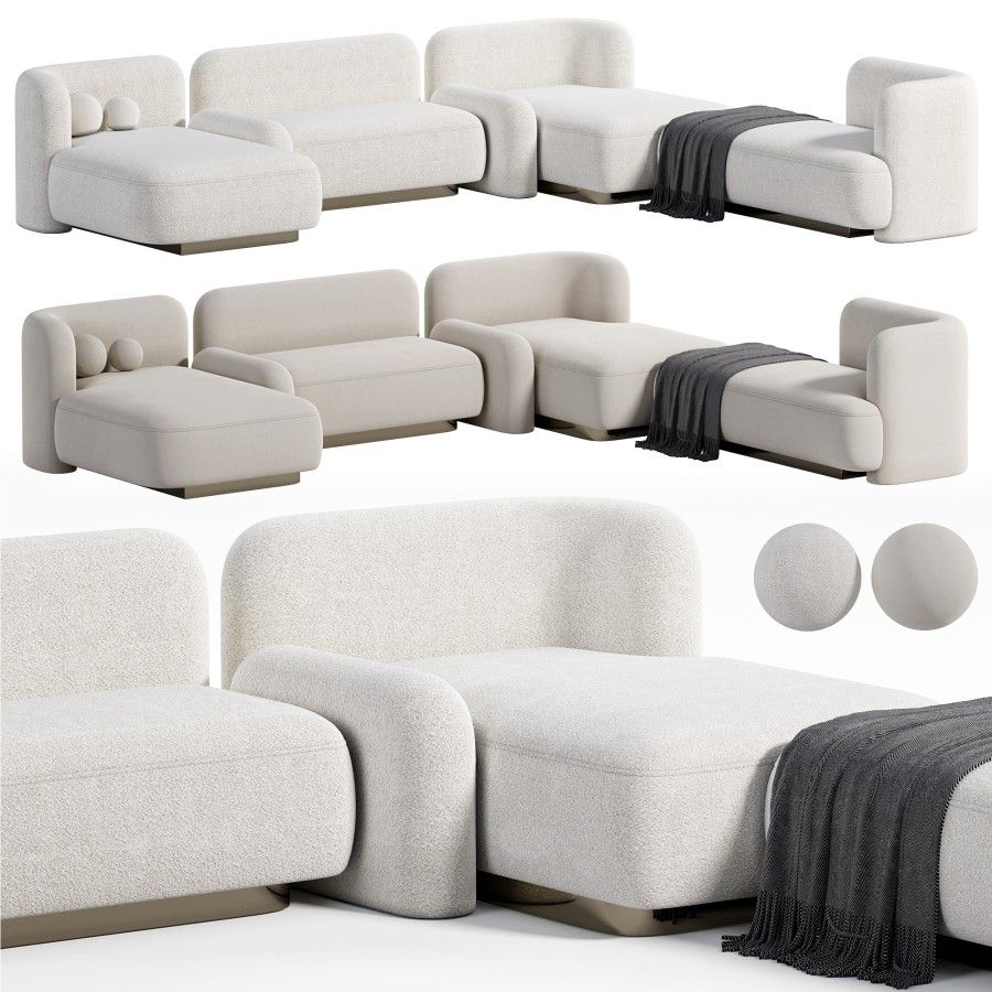 3D модель Pop Sofa Delcourt Collection для категории Мебель / Диваны - превью
