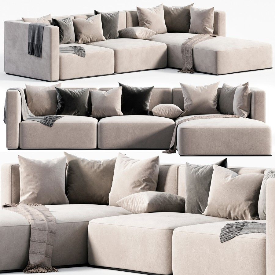 3D модель Shangai sofa by poliform для категории Мебель / Диваны - превью