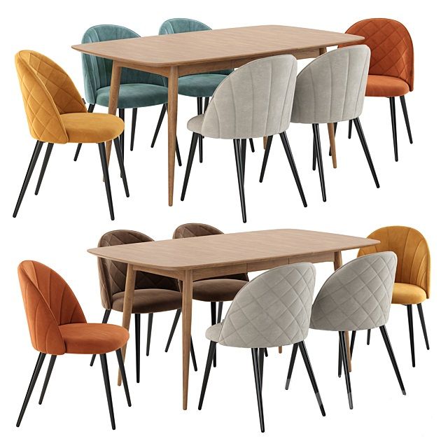 3D модель Deephouse Dining Chair Paris для категории Мебель / Стулья - превью